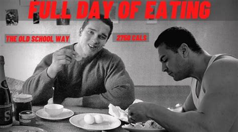 Full Day Of Eating Old School Bodybuilding Diet Lets Body Building