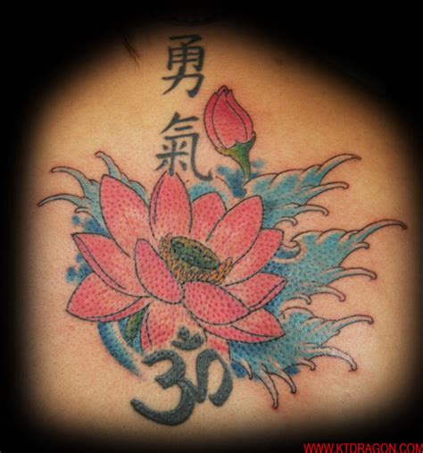 47 Lotus In Water Tattoos And Designs