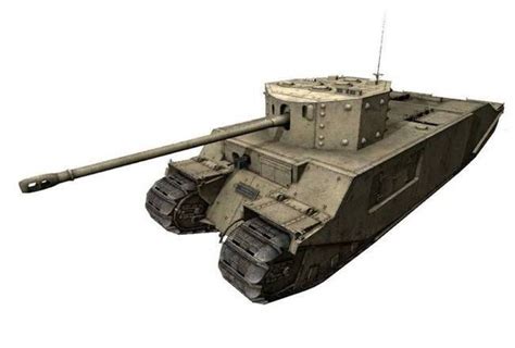 This Paper Model Is A Tog2 Tog Ii A Prototype British Tank Design
