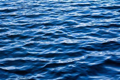 Blue Natural Water Texture Of A Lake Stock Image Image Of Calm
