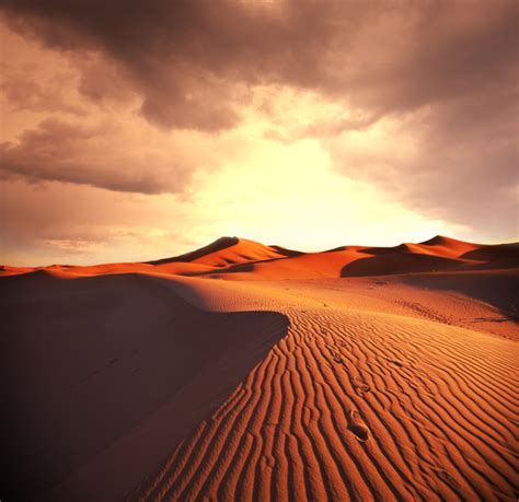 Sunrise Beautiful Desert Landscape Stock Photo 01 Free Download