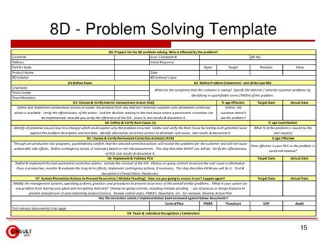 What is the actual problem? Capability Statement Template | Problem solving template ...