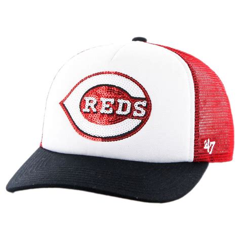 47 Brand Cincinnati Reds Mlb Glimmer Snapback Baseball Cap Mlb Baseball