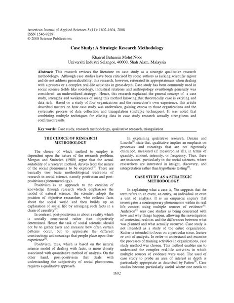 Types of qualitative research design examples (pdf). Research Methodology Case Study Examples : Case study ...