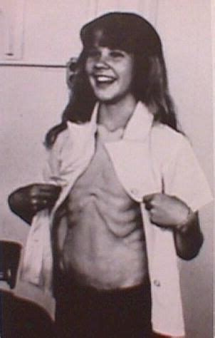 Behind The Scenes With Linda Blair Wearing A Chest Prosthetic The