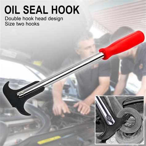 Auto Car Oil Seal Puller Wrench Double Head Hook Screwdriver Vehicle