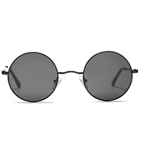 retro small round polarized sunglasses john lennon hipple sun glasses metal frame uv400