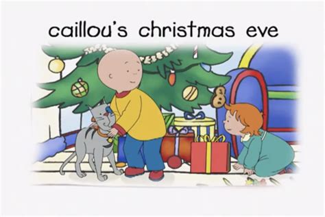 Caillous Christmas Eve Christmas Specials Wiki Fandom