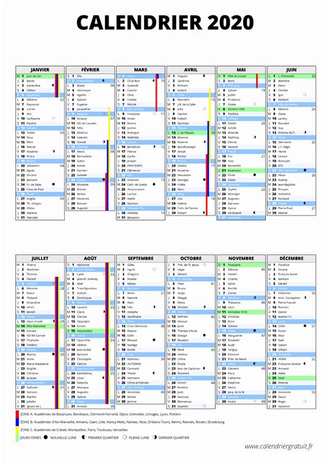 Calendrier Lunaire à Imprimer Gratuit 2021 Calendrier 2021