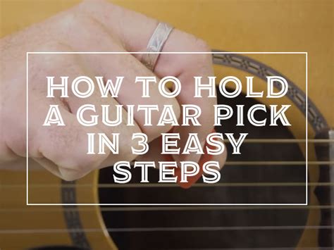How To Hold A Guitar Pick Properly Axehunter