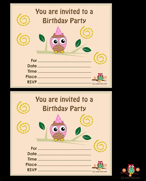 How To Make Printable Birthday Party Invitations Ideas Winsome Lay