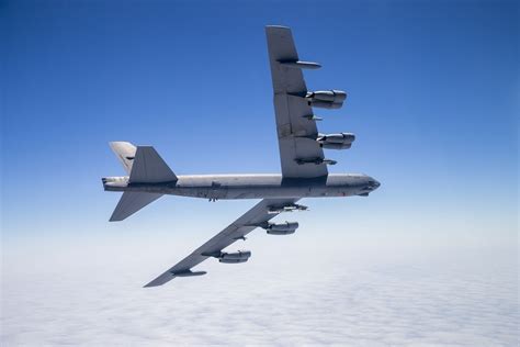 “usaf B 52 Flying Over The Baltic Sea Turned Around After Being Tracked