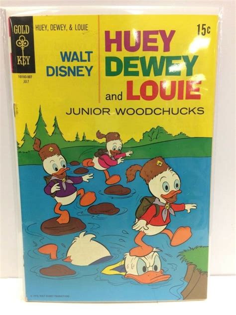 Walt Disney Huey Dewey And Louie 6 Comic Book Gold Key 1970 Comic