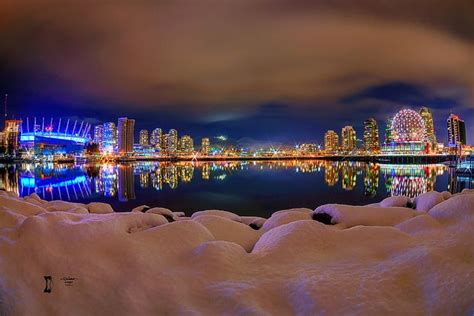 Snow Vancouver Vancouver Vancouver Skyline City