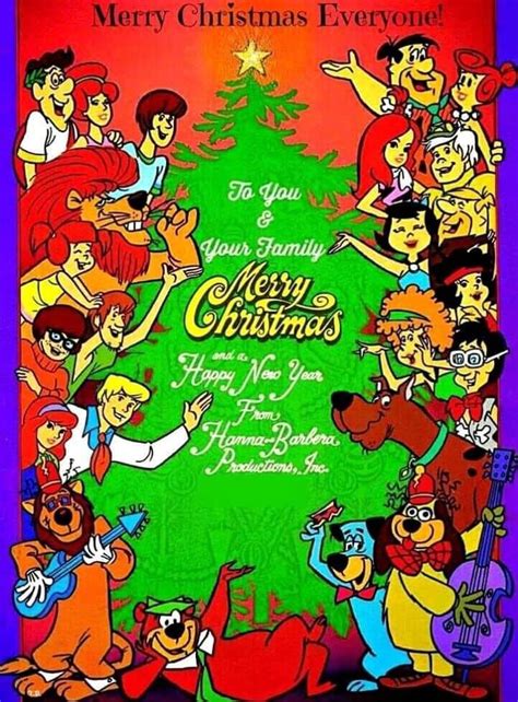 Hanna Barbera Christmas Classic Cartoon Characters 80s Cartoons