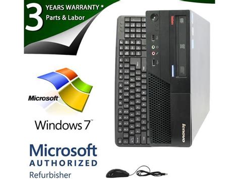 Lenovo Thinkcentre M58 Microsoft Authorized Recertified Small Form
