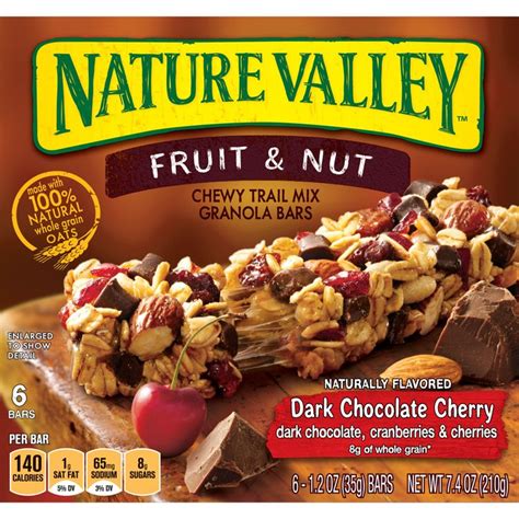 Nature Valley Granola Bars Chewy Trail Mix Dark Chocolate Cherry 74