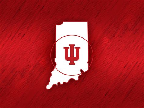 Download Indiana University Bloomington Logo On State Wallpaper