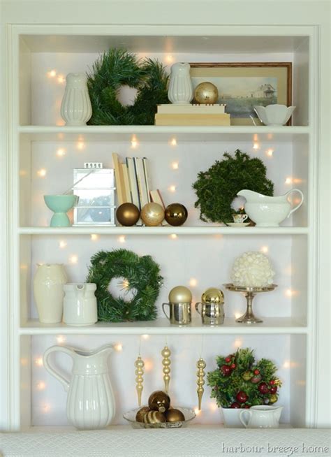 Diy your own holiday decorations to make every plus, don't forget to snag your copy of our christmas spectacular issue while you're at it. Christmas Bookcase {with twinkles} | Harbour Breeze Home