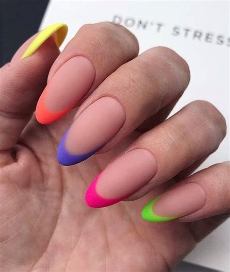 Colored French Tip Nails To Boost Your Manicure Belletag