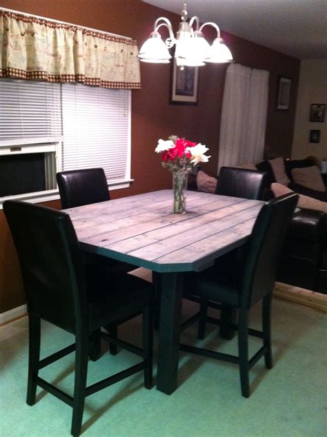 Image deep information for high to. Homemade High top table using 2x4's | High top tables ...