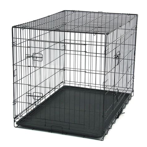Topcobe 42 Double Door Metal Cat Dog Crate Pet Kennel Animal Playpen