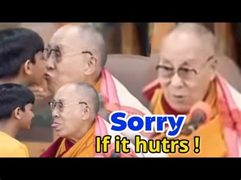 Dalai Lama Offered His Apology After His Tongue Sucking Request Went