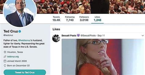Never Forget On This Day 4 Years Ago Ted Cruz Liked Incest Porn On