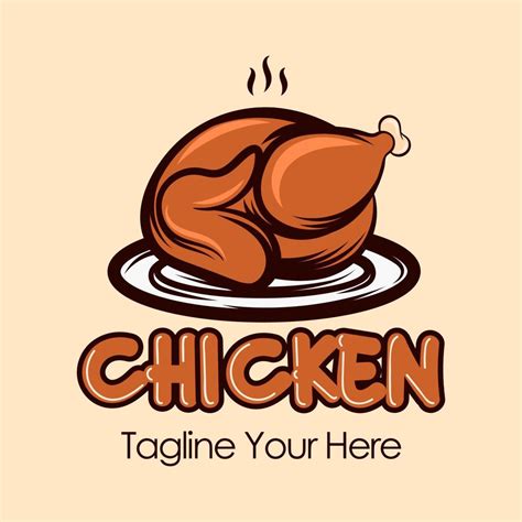 Grilled Chicken Logo Chicken Logo Vector Illustration 14919194 Vector