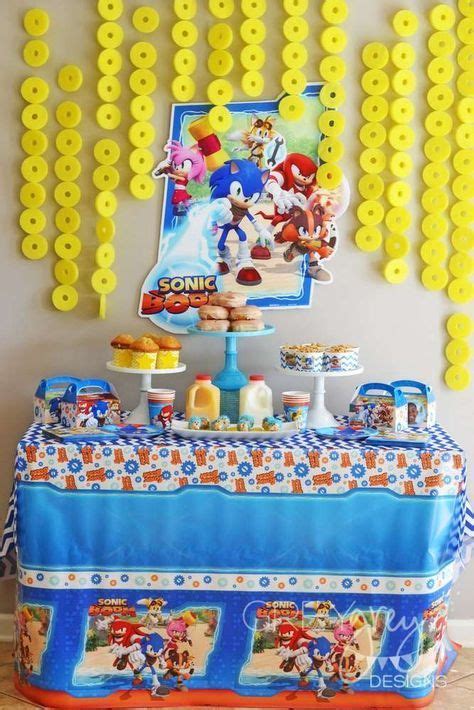 Sonic The Hedgehog Birthday Party Ideas Festas De Aniversário Do