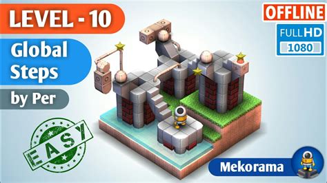 mekorama level 10 global steps by per mekorama story gameplay