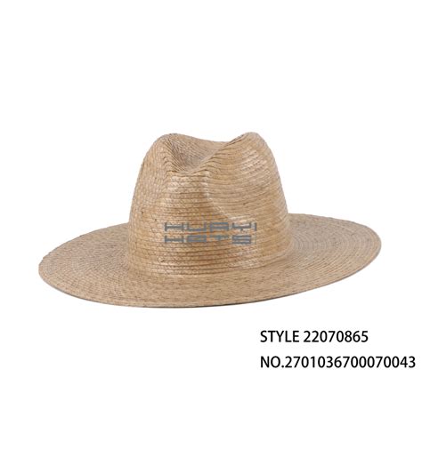 Wholesale Mens Wide Brim Straw Fedora Hats Made Of Raffia Straw Fibers
