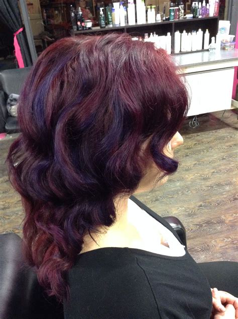 vivid purple pravana color hair beauty vivid long hair styles hairdos purple color up dos