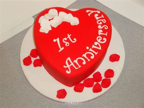 Ideas 75 Of 1st Wedding Anniversary Cake Pictures Ucha23