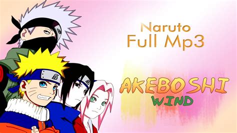 Akeboshi Wind Naruto Ending Theme Audio Spectrum And Clean Audio