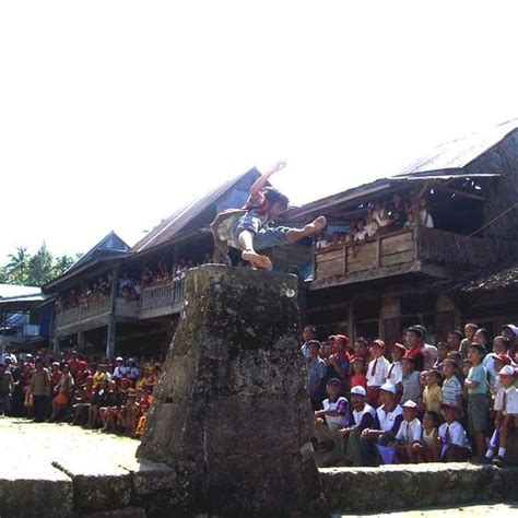 Nias Ceremonial Stone Jump Bawolato Indonesia Atlas Obscura