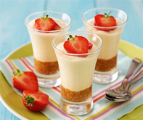 Good fast small dessert recipe. Lime and strawberry dessert shots | Recipe | Shot glasses, Cheesecakes and Glass