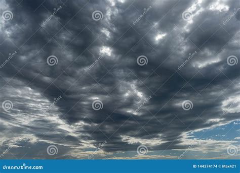 Storm Clouds In Perspective With Horizon Stock Photo Image Of Clouds