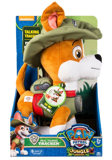 Paw patrol 6053097 mighty pups super paws mighty jet command center! Paw Patrol Tracker Talking Stuffed Toy
