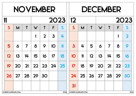 Free Printable Two Month Calendar 2023 Pdf In Landscape And Portrait