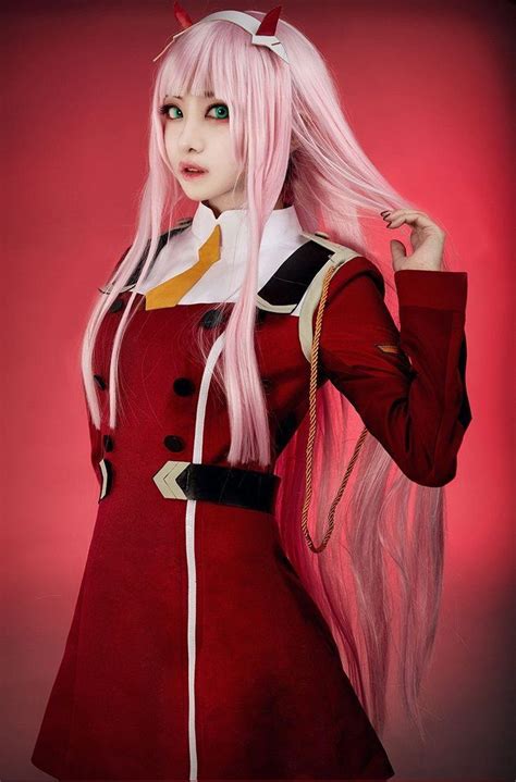 Zero Two Cosplay Photo Pose Cosplay Outfits Zero Two Cosplay Cute