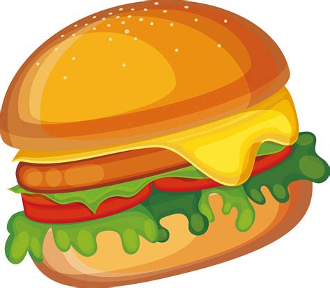 Cheeseburger Hamburger Fast Food Burger Clipart Png Transparent Png