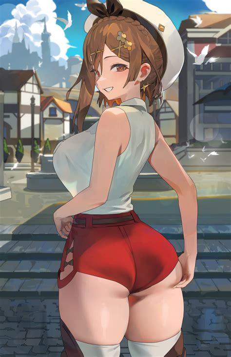 Rule 34 1girls 2022 Ass Atelier Series Atelier Ryza Booty Shorts Breasts Brown Eyes Brown
