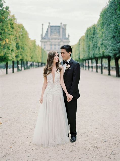 Paris Elopement Bride And Groom Claire Morris Photography Wedding