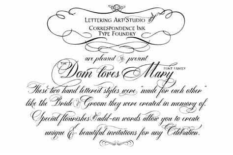 You can get loads of handwriting fonts. Calligraphy on envelopes | Lettering Art Studio