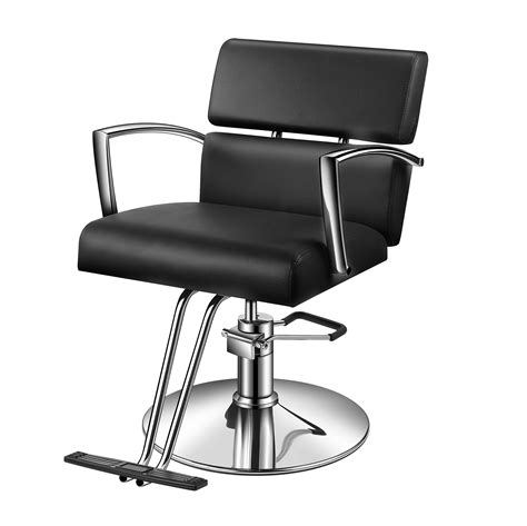 Baasha Black Salon Chairs With Hydraulic Pump Salon Hydraulic Styling Chair Black All Purpose