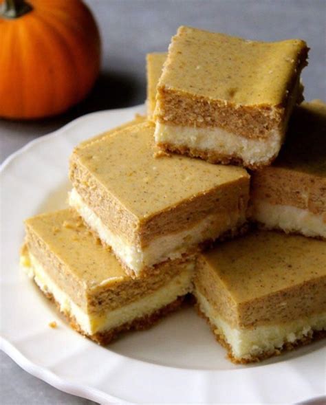 [homemade] layered pumpkin cheesecake bars r food