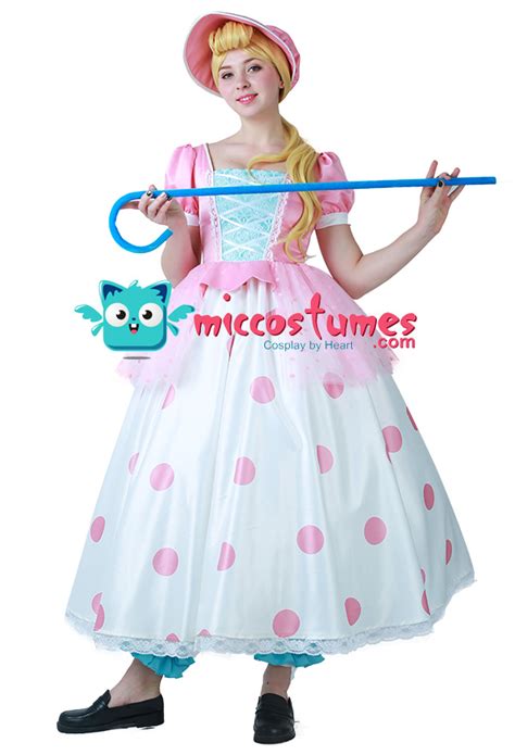 Toy Story Adult Little Bo Peep Cosplay Dress Costume With Hat Cosplay Shop