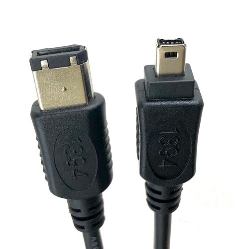 6ft Firewire Ieee 1394 6p4p Cable Micro Connectors Inc