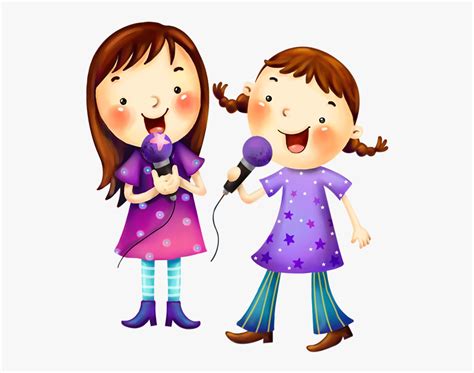 Cartoon Childrens Song Youtube Clip Art Singing Ⓒ Girl